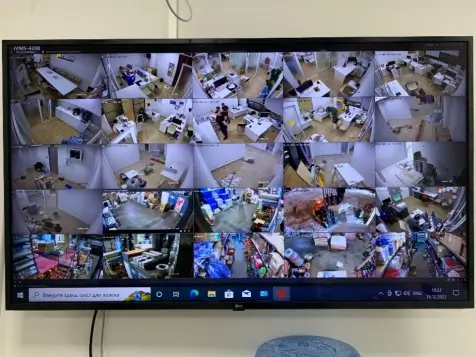 Установка IP видеонаблюдения в офисе